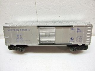 Lionel Postwar 6464 - 1 Western Pacific Feather Boxcar / O Gauge