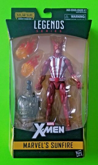 Marvel Legends X - Men 6 " Sunfire Action Figure (baf Warlock) New/sealed
