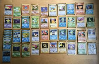 58 Pokemon Cards - First Editions,  Holos,  Shadowless,  Rares,  Blastoise