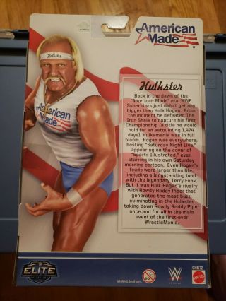 WWE Mattel ringside exclusive American made hulk hogan elite figure 2