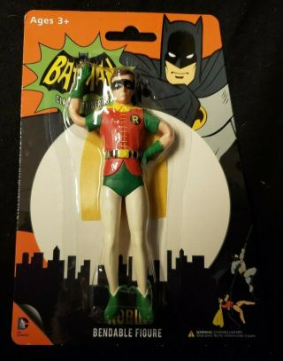 Robin - Bendable Poseable Superhero - Classic 1966 Tv Series / Bendy Figure