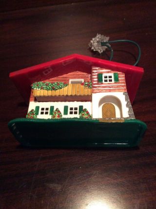 Old German Train Ski Chalet Building House Z & N Gauge Scale Wired For Trains