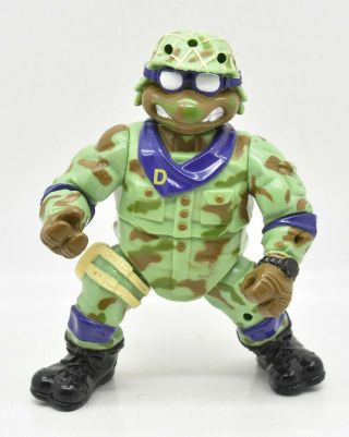 Tmnt Mutant Military 2 Delta Team Don Vintage Loose Action Figure Playmates 1992