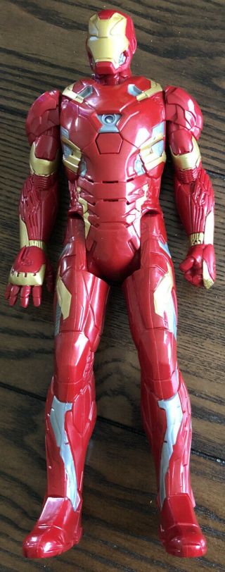 Iron Man Marvel Civil War Action Figure W Sound Effects 12 In Tall Titan Hasbro
