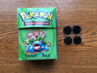 1999 Vintage Pokemon Wotc Venusaur/gyarados Ultra Pro Deck Box