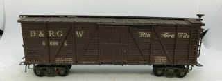 Vintage Ambroid Built Ho Scale Denver & Rio Grande Western D&rgw 66665 Box Car