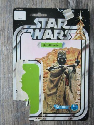 Sand Person 12 Back Vintage Cardback Full Card Star Wars