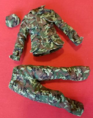 1/12 Us Marine Vietnam War Jungle Cammies And Beret From Dam Toys