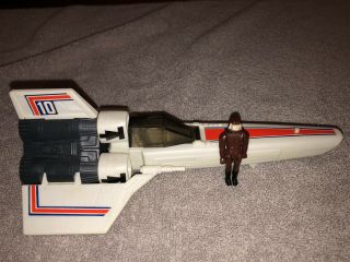 Battlestar Galactica Vintage 1978 Colonial Viper With Missile And Pilot
