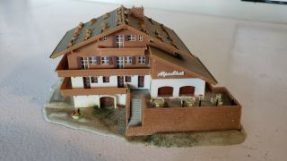 Faller N Scale Alpenblick Ski Lodge,  Built Up