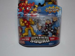 Hasbro Hero Squad Thorbuster Iron Man And Thor Action Figures