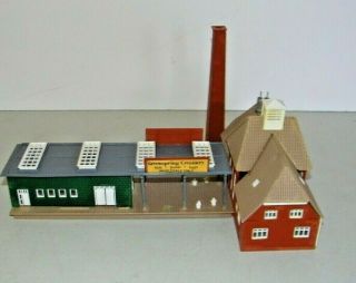 Vintage Life Like Ho Scale Built Kit 1367 Greenspring Creamery W/ Milk Cans Vgc