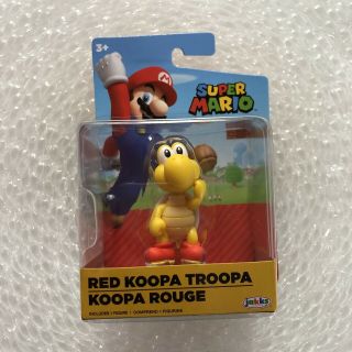 World Of Nintendo Mario Brothers Red Koopa Troopa 2.  5 Inch Figure