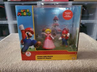 Jakks Mario And Peach Walgreens Exclusive 2 - Pack Action Figures