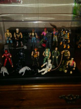 Gi Joe Display Case With Led Lights.  On Or Off.  3.  75 Inch.