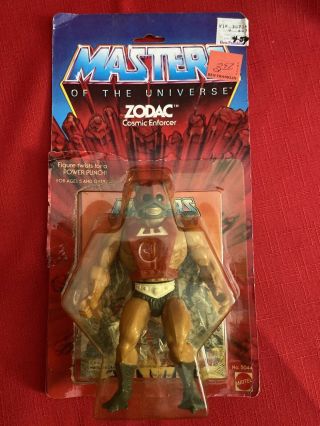 Masters Of The Universe He Man Vintage 1982 Zodac 8 Back Motu Opened