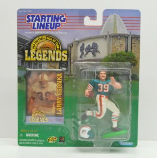 Larry Csonka Dolphins Hall Of Fame Kenner Starting Lineup Action Figure 1998