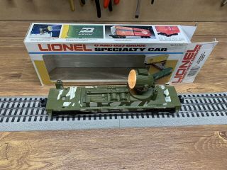 Lionel 6 - 6526 Us Marines Operating Searchlight Flatcar Dated 1984 Hardly