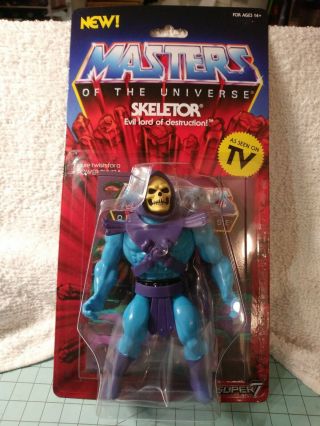 Retro Motu 7 Masters Of The Universe Skeletor Vintage Style Wave 1