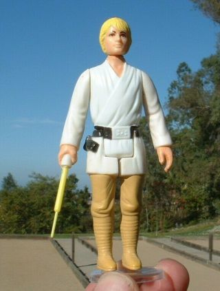 Semi - Rare 1977 Luke Skywalker Raised Bar China Weapon Vintage Star Wars