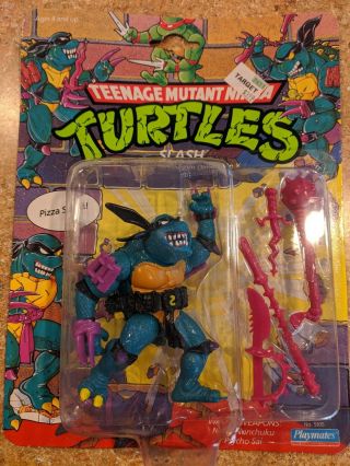 Tmnt 1990 Teenage Mutant Ninja Turtles Slash Action Figure -