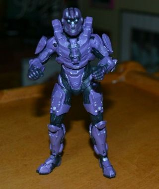 Halo 4 Series 2 - Spartan C.  I.  O.  Team Purple Action Figure Loose