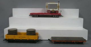 Kalamazoo & Other G Scale Assorted Freight Cars - Metal & Plastic Wheels [3]