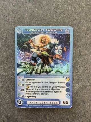 Chaotic Tangath Toborn Overworld General Card Rare