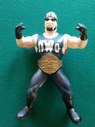 Wwf Wwe Hollywood Hulk Hogan 8 " Figure With Belt - Vibrates - 1997 Toymakers
