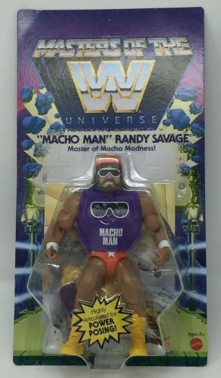 Mattel Wwe Masters Of The Universe Series 2 " Macho Man " Randy Savage Figure Nm/m