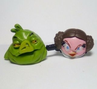 Star Wars Angry Birds Telepods Jabba The Hut And Princess Leia With Qr Codes
