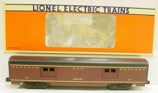 Lionel 6 - 19139 Norfolk And Western Aluminum Baggage Car 577 Ln/box