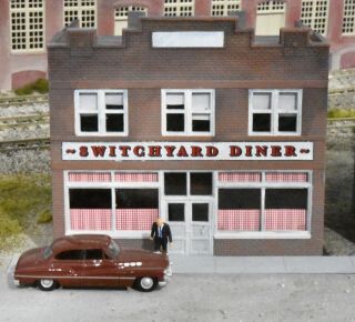 Smalltown Usa Trackside Diner - Custom Built - One Of A Kind