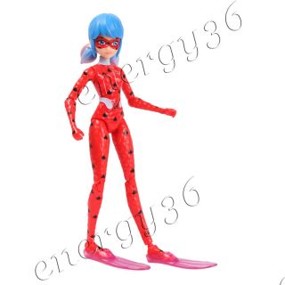 Bandai Zag Heroez Miraculous Action Doll Figure Lady Aqua Bug 14 Cm