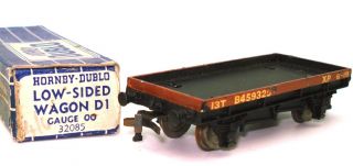 HORNBY DUBLO NO.  32085 - LOW SIDED WAGON D1 - BOXED 2