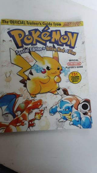 1999 Pokemon Official Nintendo Player 