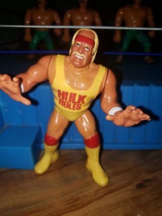 Wwf Hasbro Hulk Hogan Series 1 Wrestling Figure 1990s Wwe Vintage Action Figure
