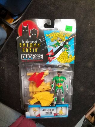 1996 Kenner Batman And Robin Duo Force Air Strike Robin Action Figure