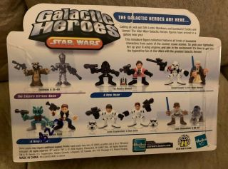 Galactic Heroes Greedo & Han Solo Action Figures & 2006 By Hasbro 2