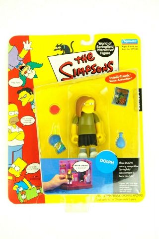 The Simpsons Dolph Figure World Of Springfield Nos Series 7 Playmates Toy