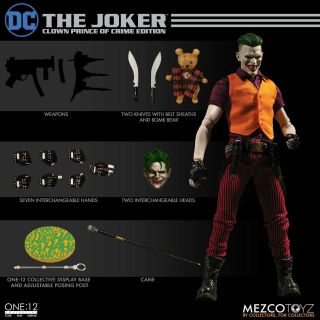 Mezco Toys One: 12 Collective: Dc The Joker Clown Prince Of Crime Edition