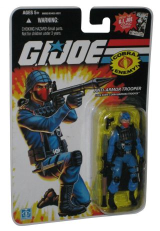 Gi Joe Cobra Bazooka Trooper Hasbro 3.  75 Inch Figure