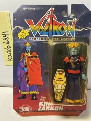 Voltron - 1984 King Zarkon - Carded Mattel - Vintage Action Figure Moc