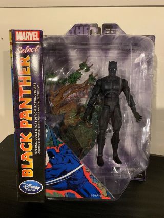 Marvel Select 6 " Black Panther Action Figure Disney Exclusive Nib Collectible