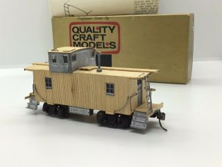 Ho scale Quality Craft Models Pennsylvania N6A caboose wood side Craftsmen kit 2