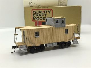 Ho scale Quality Craft Models Pennsylvania N6A caboose wood side Craftsmen kit 3