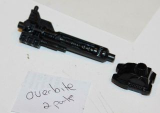 1988 Hasbro Transformers G1 Seacons Overbite Parts Tripod Rifle & Connector