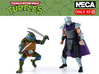 Neca Leonardo & Shredder Teenage Mutant Ninja Turtles Target 2019 Exclusive Tmnt