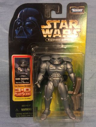 Star Wars Dark Trooper Potf2 Expanded Universe Dark Forces 1998 Kenner Toys