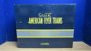 American Flyer S B&o Passenger Train Set Box 593891